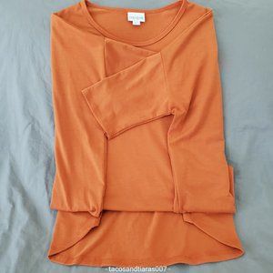 LulaRoe XS IRMA TUNIC - PUMPKIN